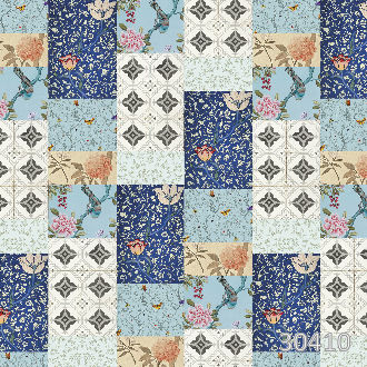 Пэчворк с разными плитками