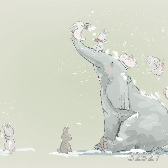 Слоник и зайки 3