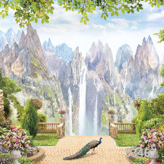 Павлиний сад в горах