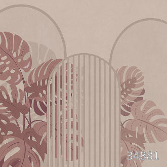 Листья монстеры в графике