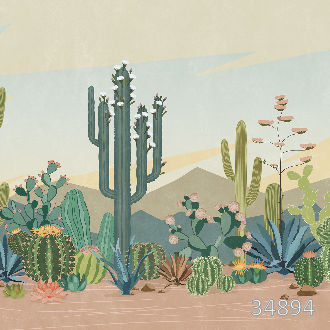 Кактусы в пустыне