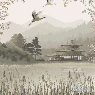 Аисты над прудом